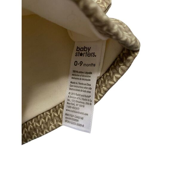 Baby Starters Baby Infant Bib Visor Monkey Face Hat 3 Pack Set Safari - Picture 6 of 11